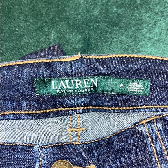 Lauren Ralph Loren Blue Wash Jeans Size 6 - Picture 3 of 4